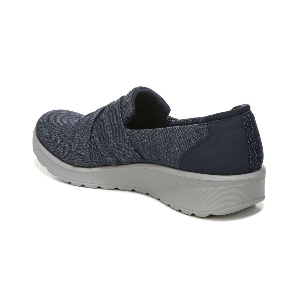 Glimmer Slip-On - Navy Blue Shimmer