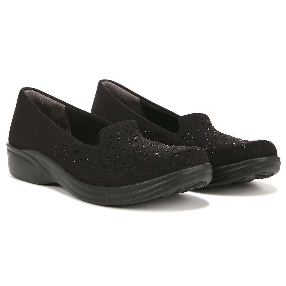 Poppyseed 3 Slip-On - Black Rhinestone