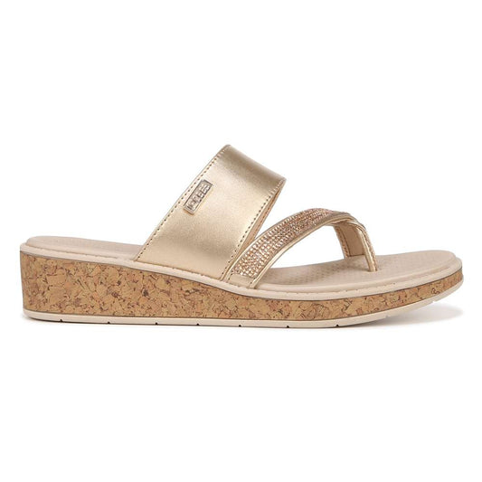 Bora Bright Sandal - Gold Metallic