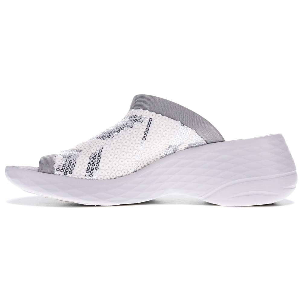 Jubiliee Slide - White/Silver