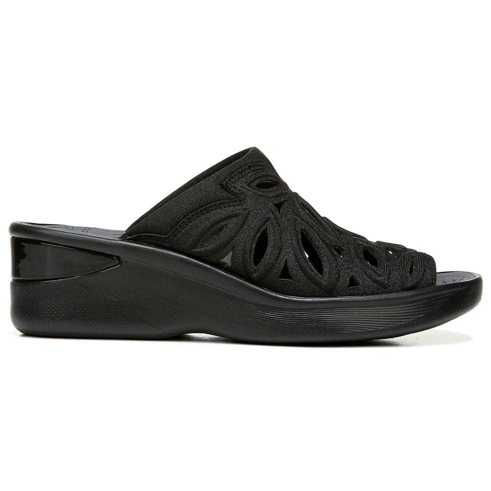 Susie Wedge Sandal - Black