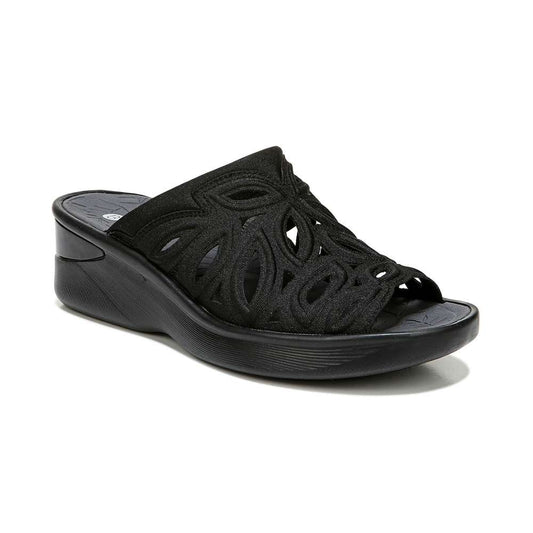 Susie Wedge Sandal - Black
