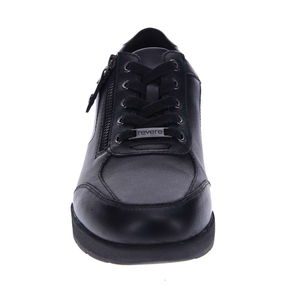 Boston Zip Sneaker - Black French