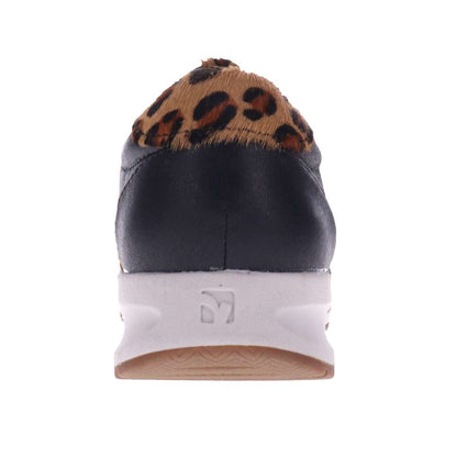 Bruges Slip-On Sneaker - Onyx/Leopard