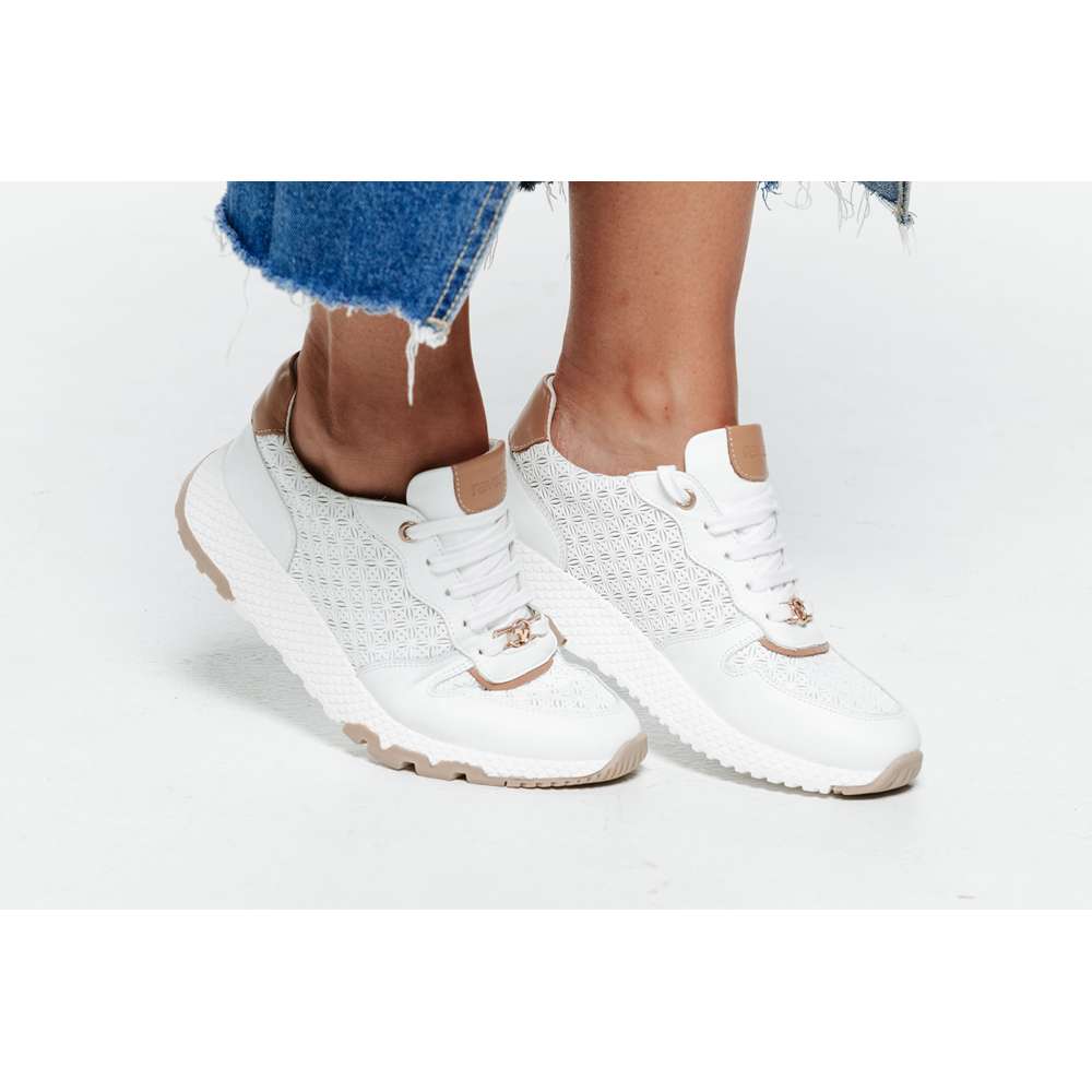 Los Angeles Sneaker - White/Tan