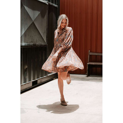 Naples Wedge - Toffee Nubuck