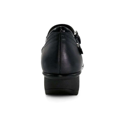 Narita Mary Jane Flats - Black Patent