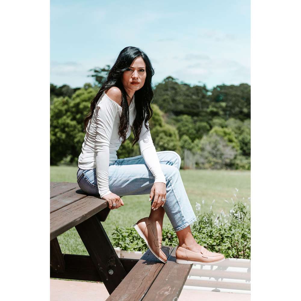 Remi Casual Slip on - Dark Red