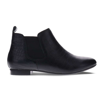 Sally Chelsea Boot - Black Croc