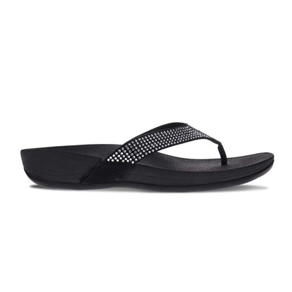 Allora Toe Post Sandal - Black