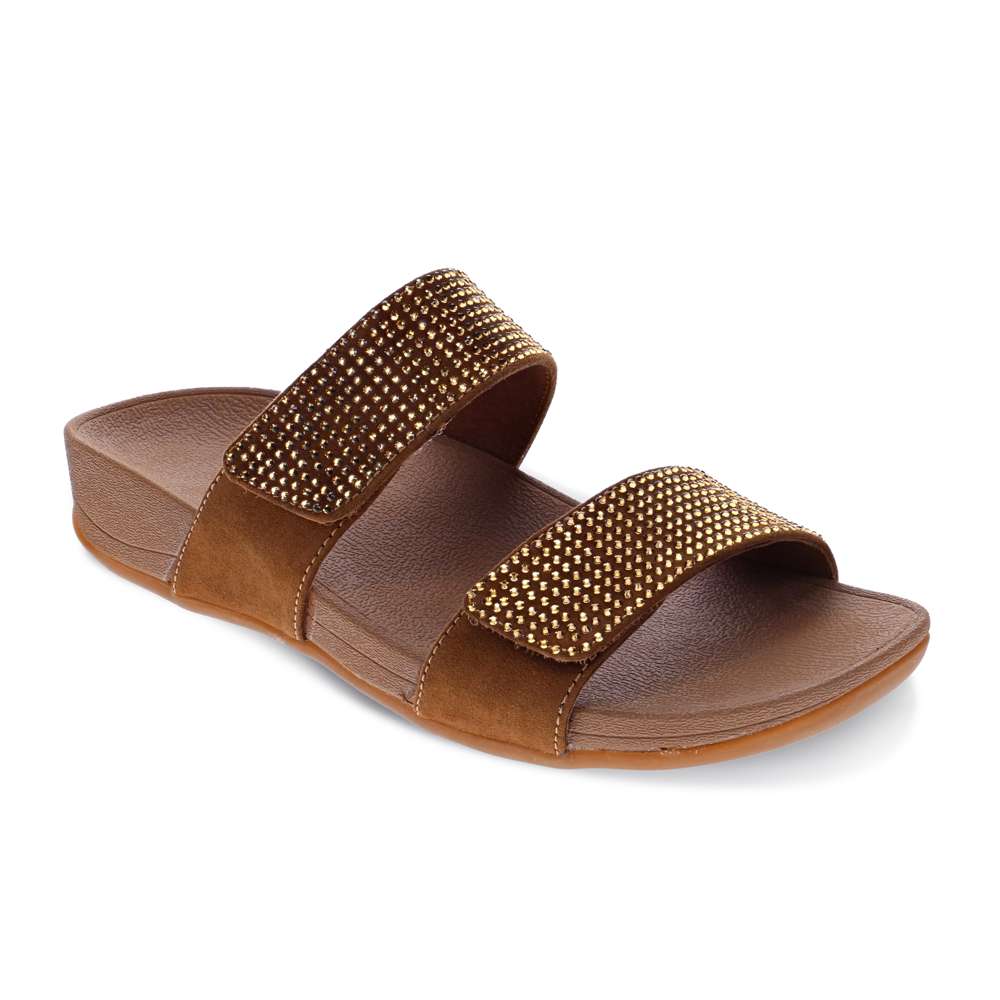 Avoca Slide Sandal - Bronze