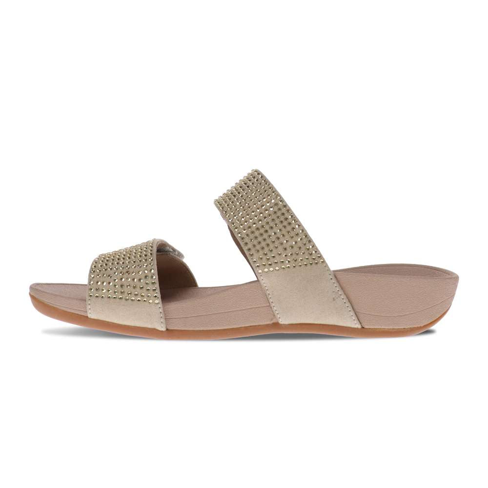 Avoca Slide Sandal - Champagne