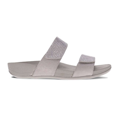 Avoca Slide Sandal - Silver