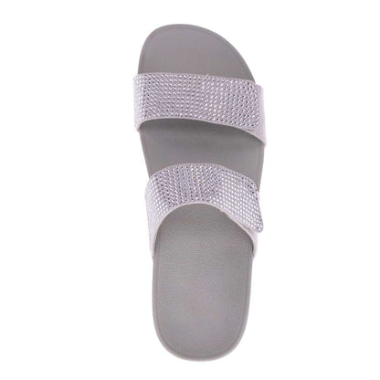 Avoca Slide Sandal - Silver