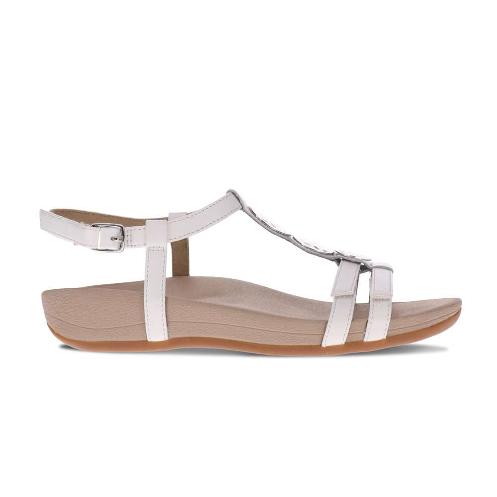 Ayla Adjustable Sandal - White