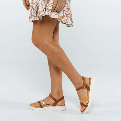 Banks Sandal - Tan Multi