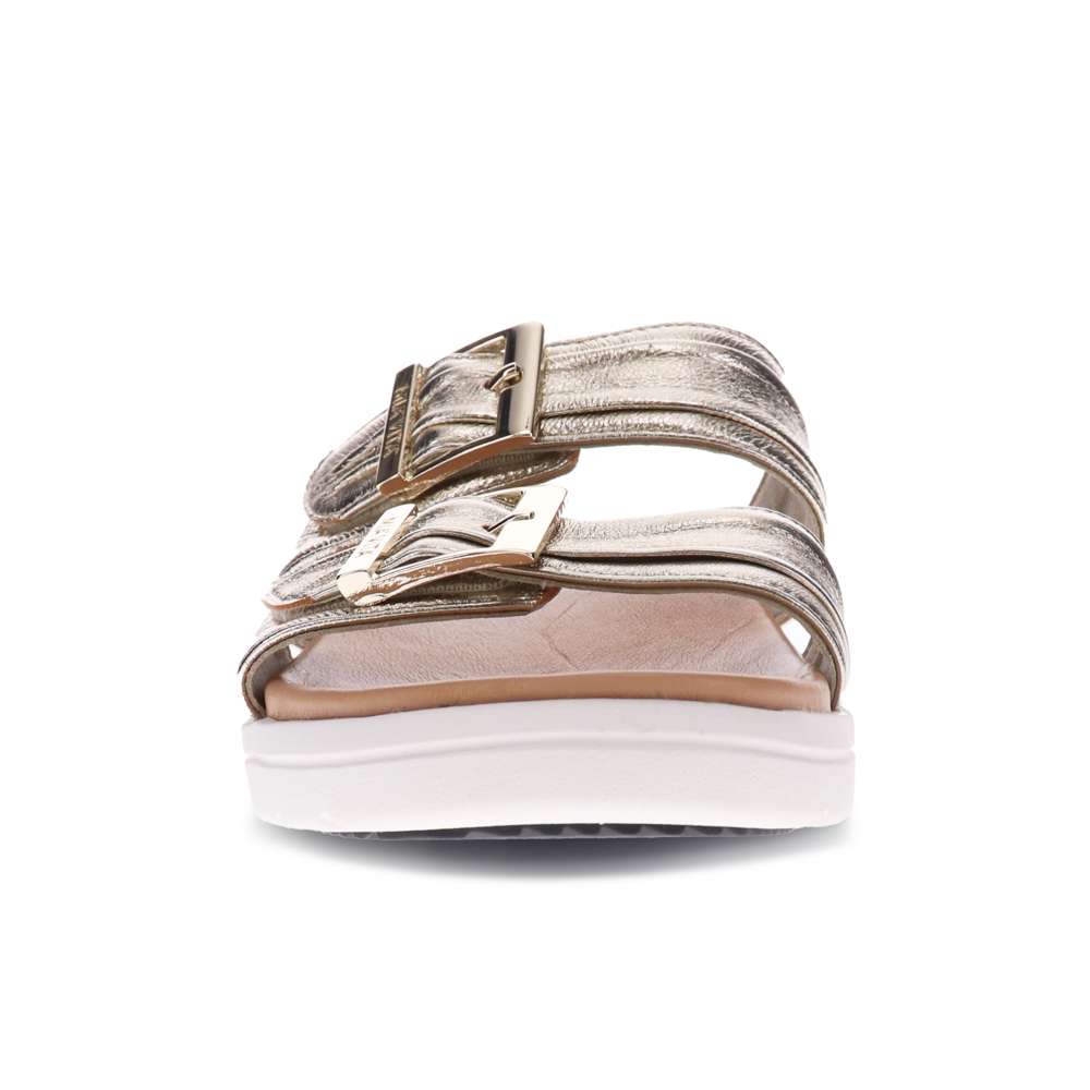 Bowie Slide Sandal - Champagne