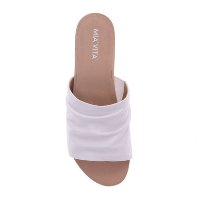Maple Slide Sandal - White