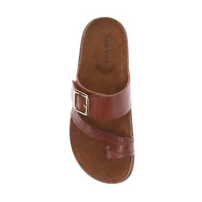 Serena Slide Sandal - Tan