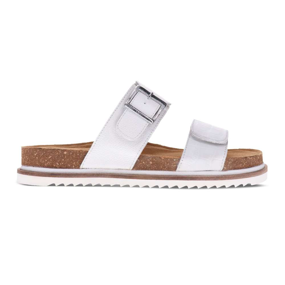 Simone Slide Sandal - White