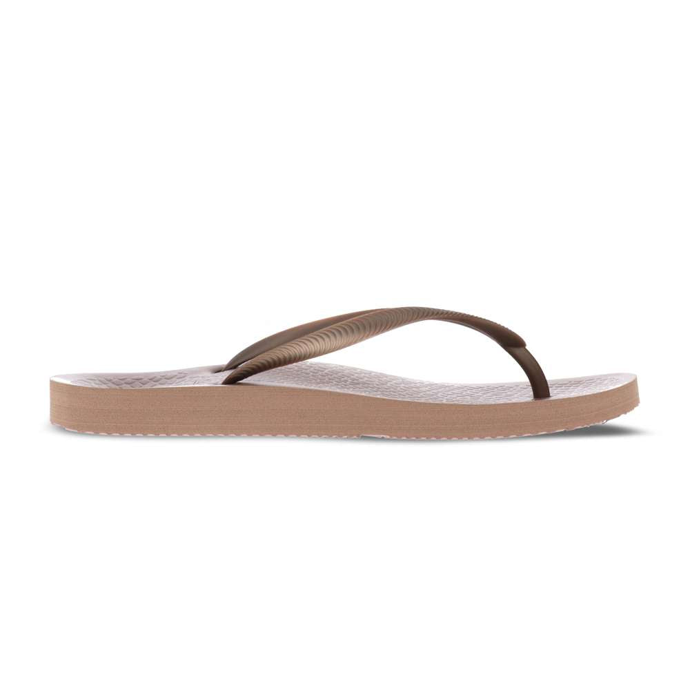 Venice Solid Women's Toe Post Sandal - Bronze