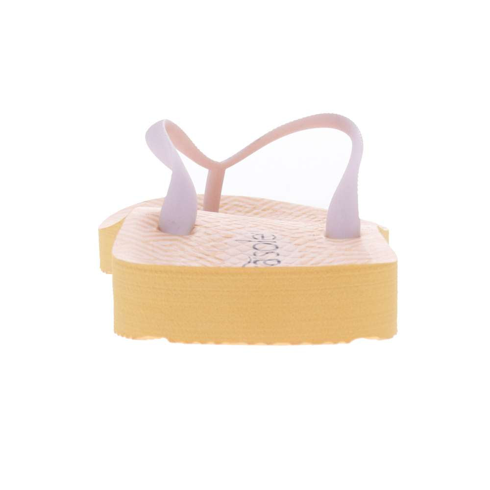 Venice Print Women's Toe Post Sandal - Yellow Maze