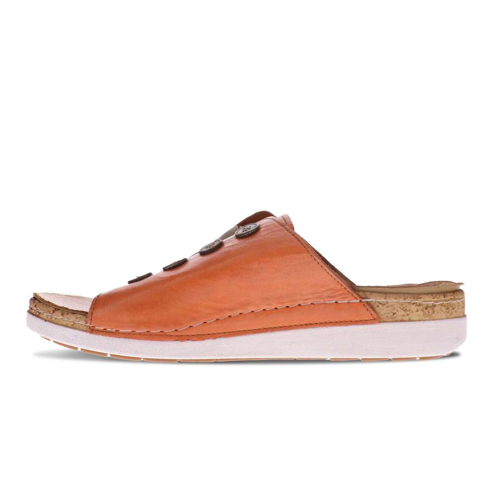 Antalya Slide Sandal - Mango