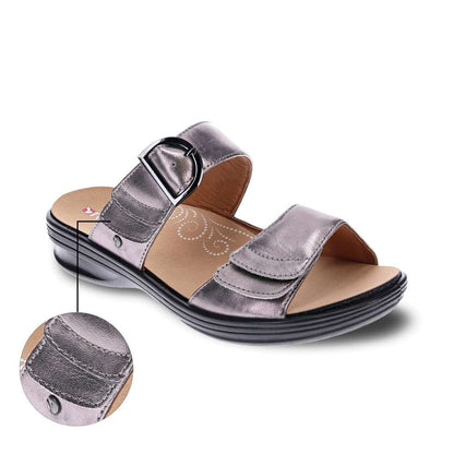 Calais Slide - Gunmetal