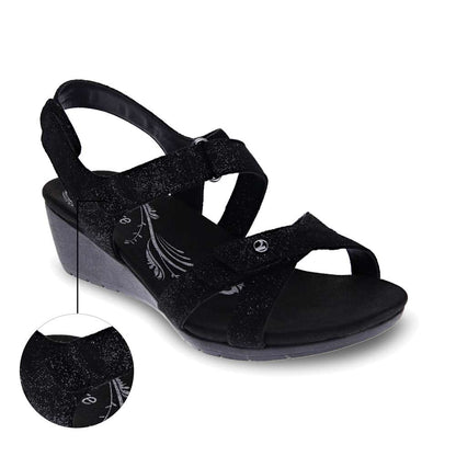 Casablanca Wedge - Midnight