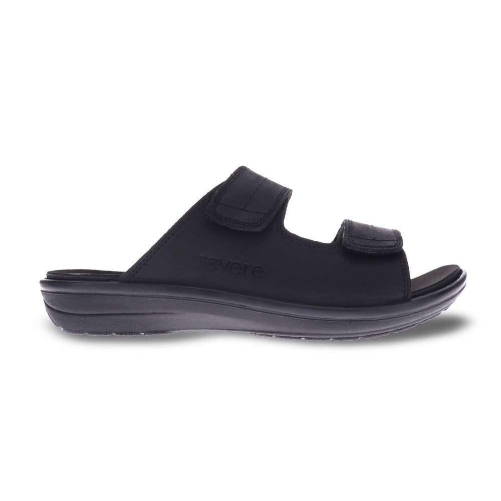 Durban Slide Sandal - Oiled Black