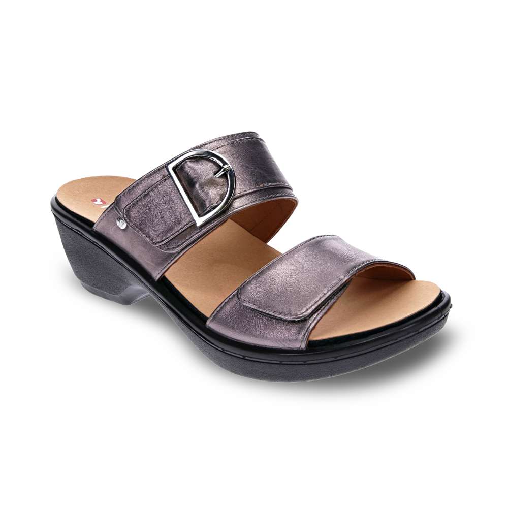 London Wedge - Gunmetal