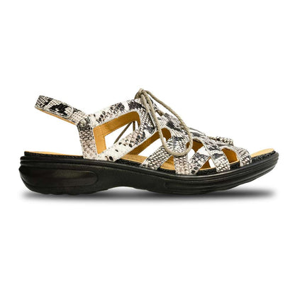 Malibu Ghillie Sandal - Natural Snake