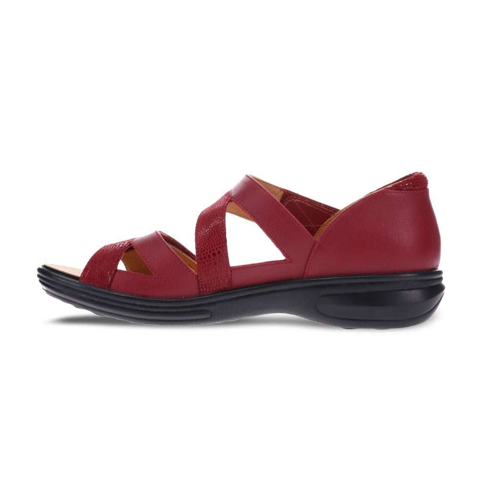 Mauritius Sandal - Cherry French/Lizard