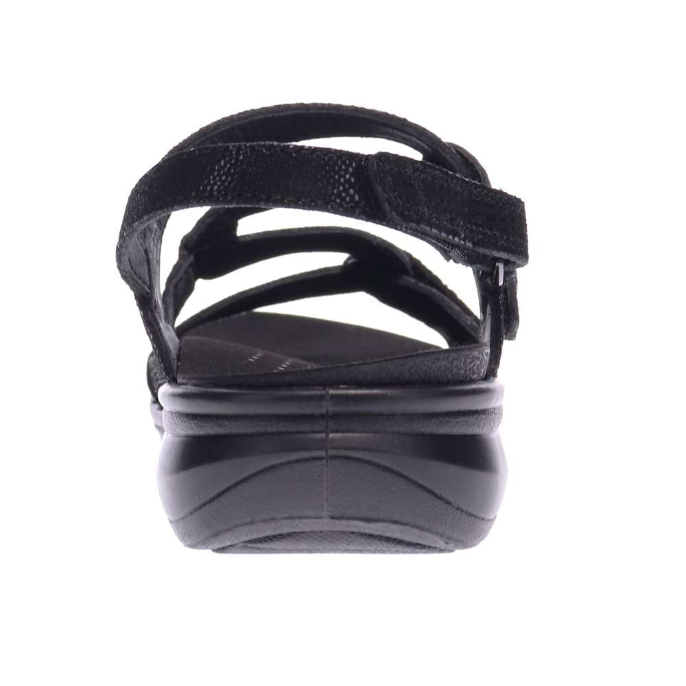 Miami Adjustable Sandal - Black Lizard