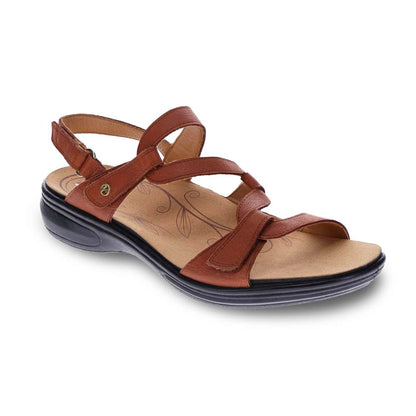 Miami Adjustable Sandal - Cognac
