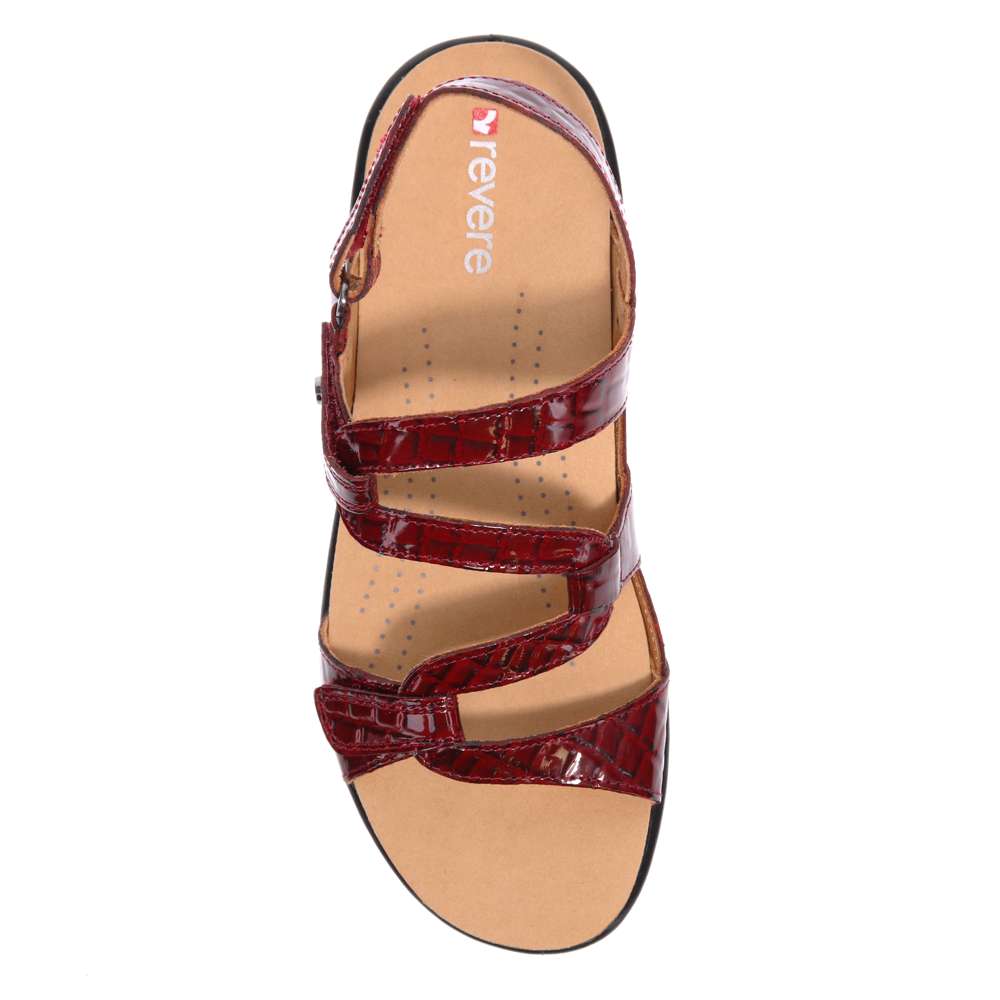 Miami Adjustable Sandal - Red Croc