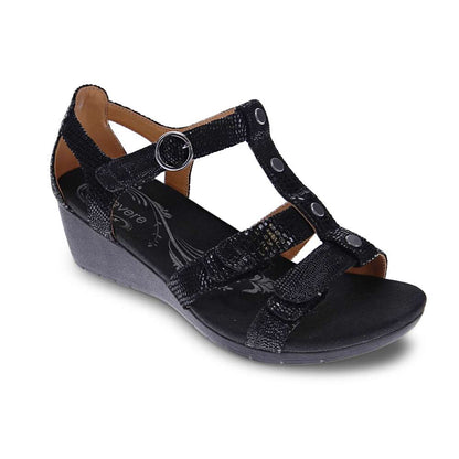 Nassau Wedge - Black Lizard