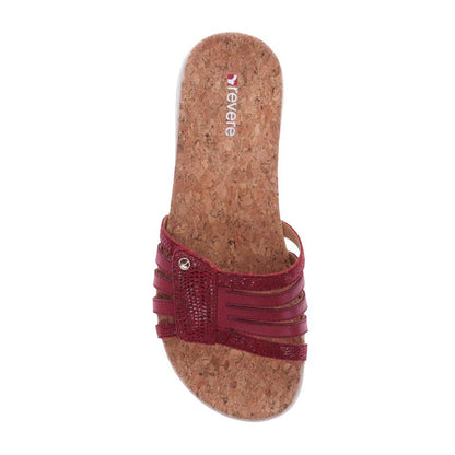 Peru Slide Sandal - Cherry Lizard