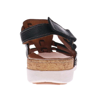 Santorini Gladiator Sandal - Black