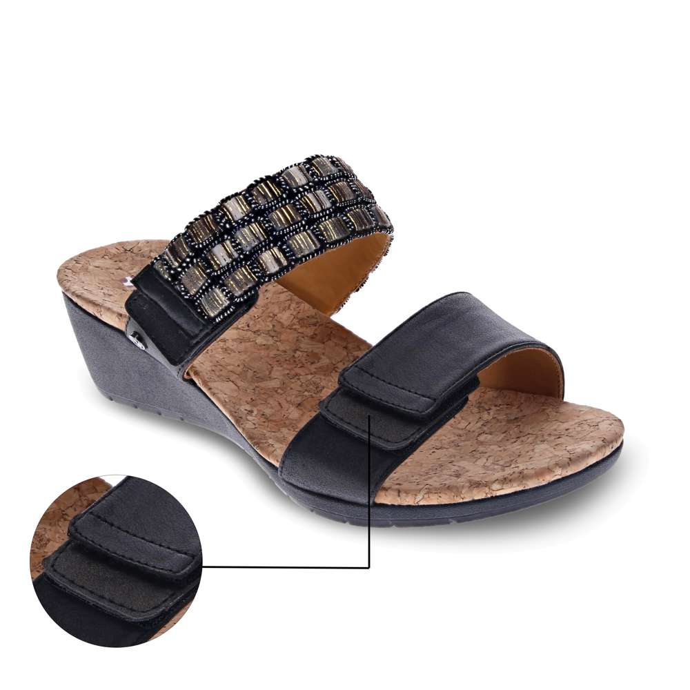 Sorrento Wedge - Onyx