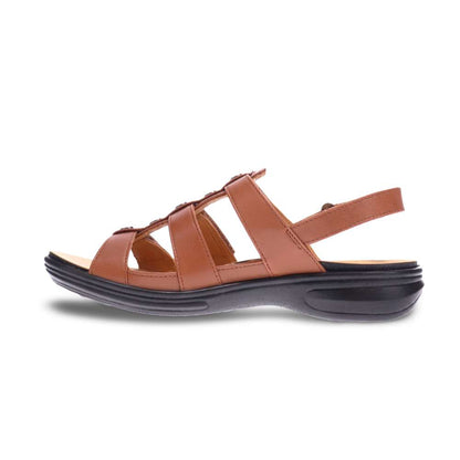 Toledo Backstrap Sandal - Cognac