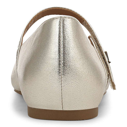 Alameda Mary Jane Flat - Gold