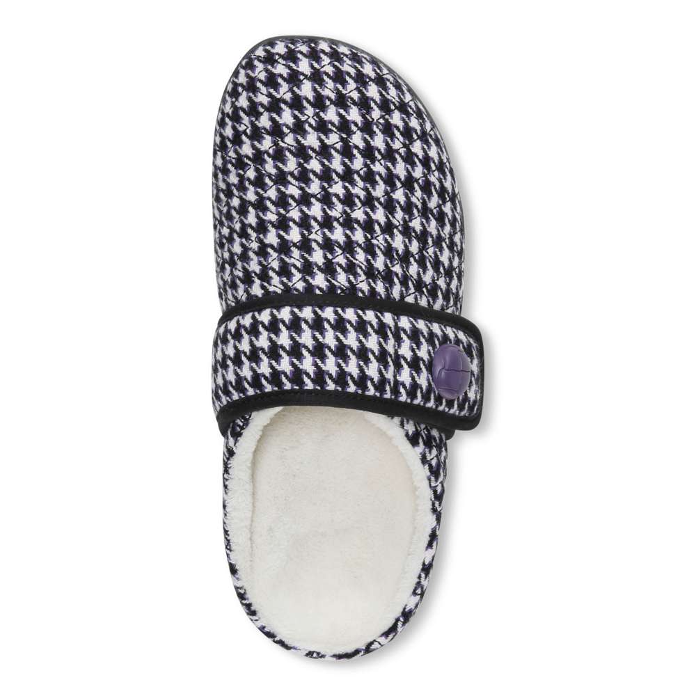 Carlin Mule Slipper - Cream Multi