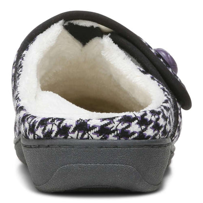 Carlin Mule Slipper - Cream Multi