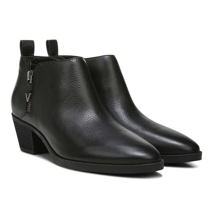 Cecily Ankle Boot - Black Leather