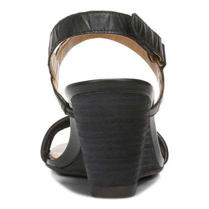 Emmy Wedge Sandal - Black