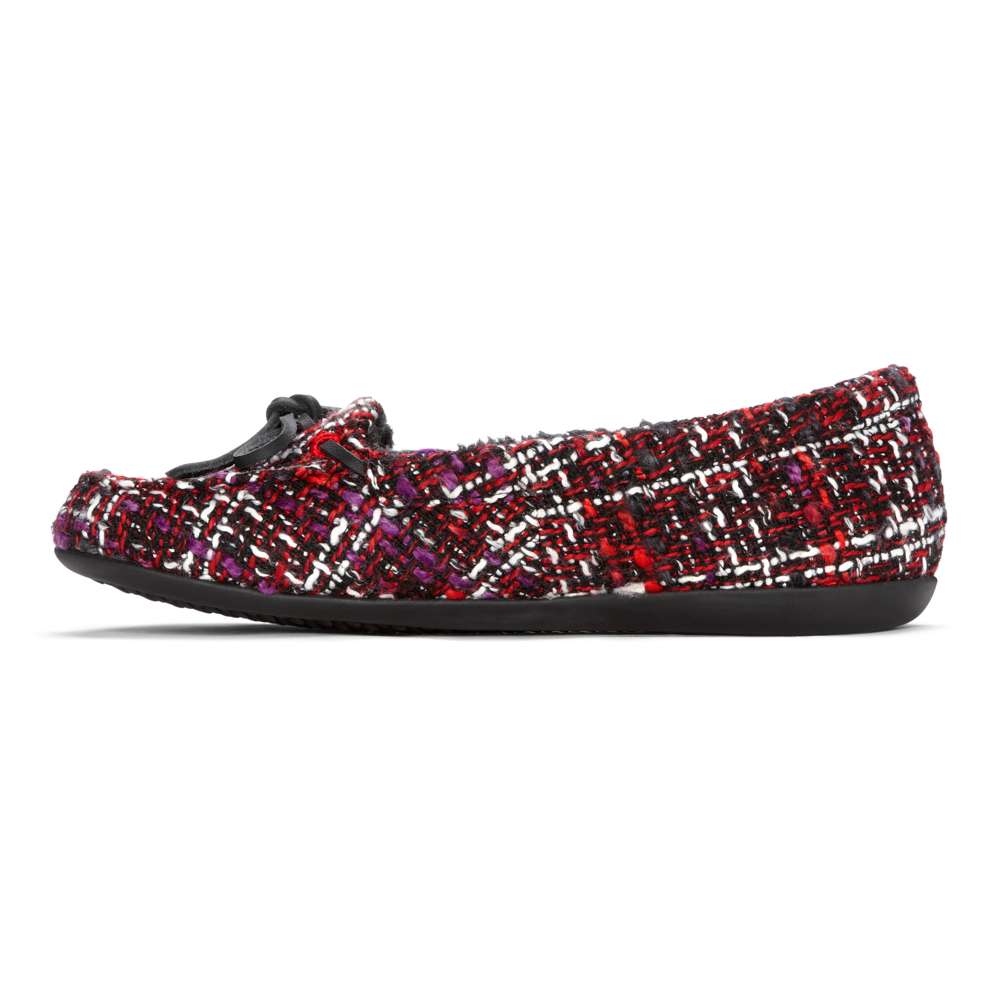 Ida Slipper - Black/Red