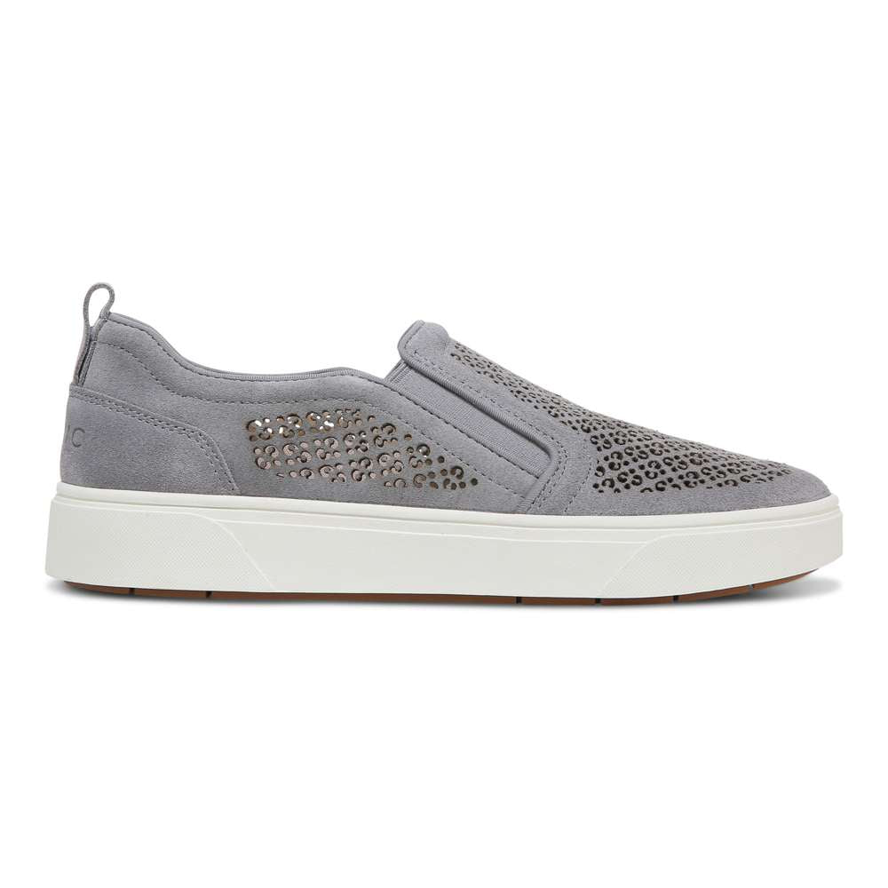 Kimmie Perf Slip-On Sneaker - Slate