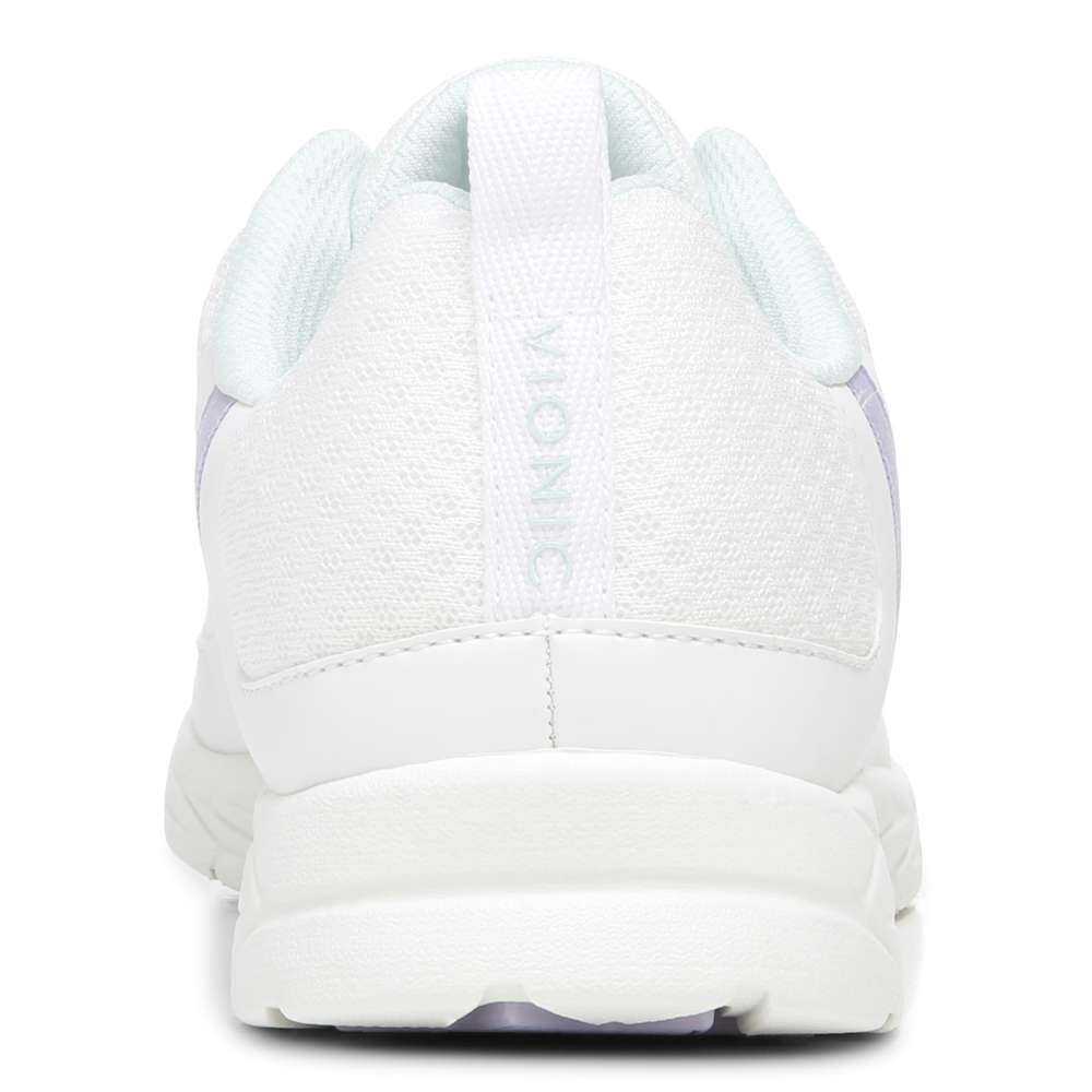 Maren Elastic Lace Sneaker - White