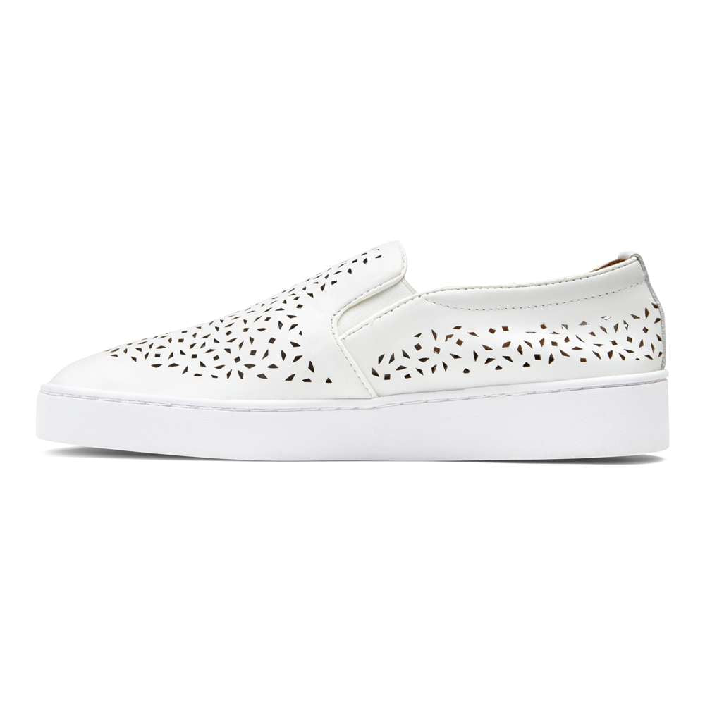 Midi Perf Slip-On Sneaker - White